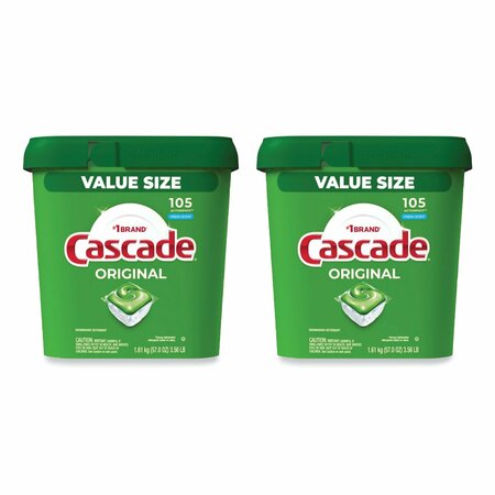 CASCADE ActionPacs, Fresh Scent, 57 oz Tub, 210PK 80374539